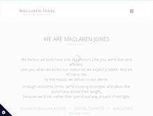 Tablet Screenshot of maclarenjones.com